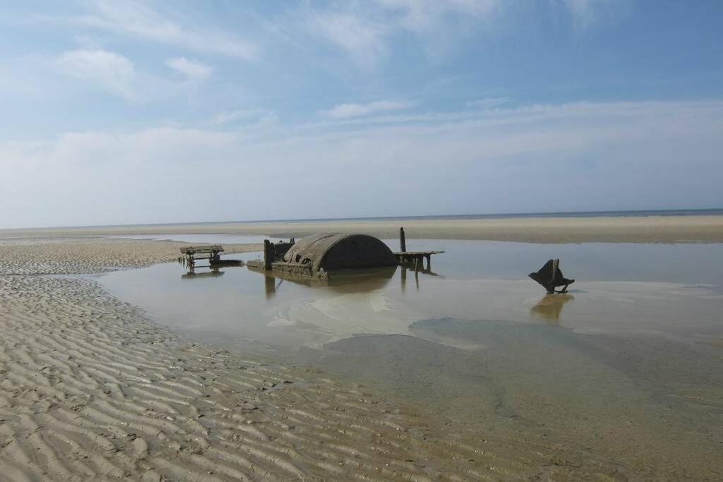 Gîte   Les Oyats   à 400 m de la plage Équihen-Plage Extérieur photo