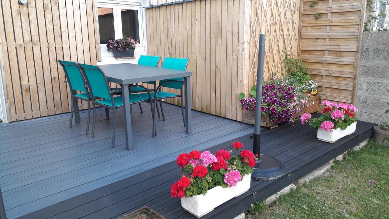 Gîte   Les Oyats   à 400 m de la plage Équihen-Plage Extérieur photo