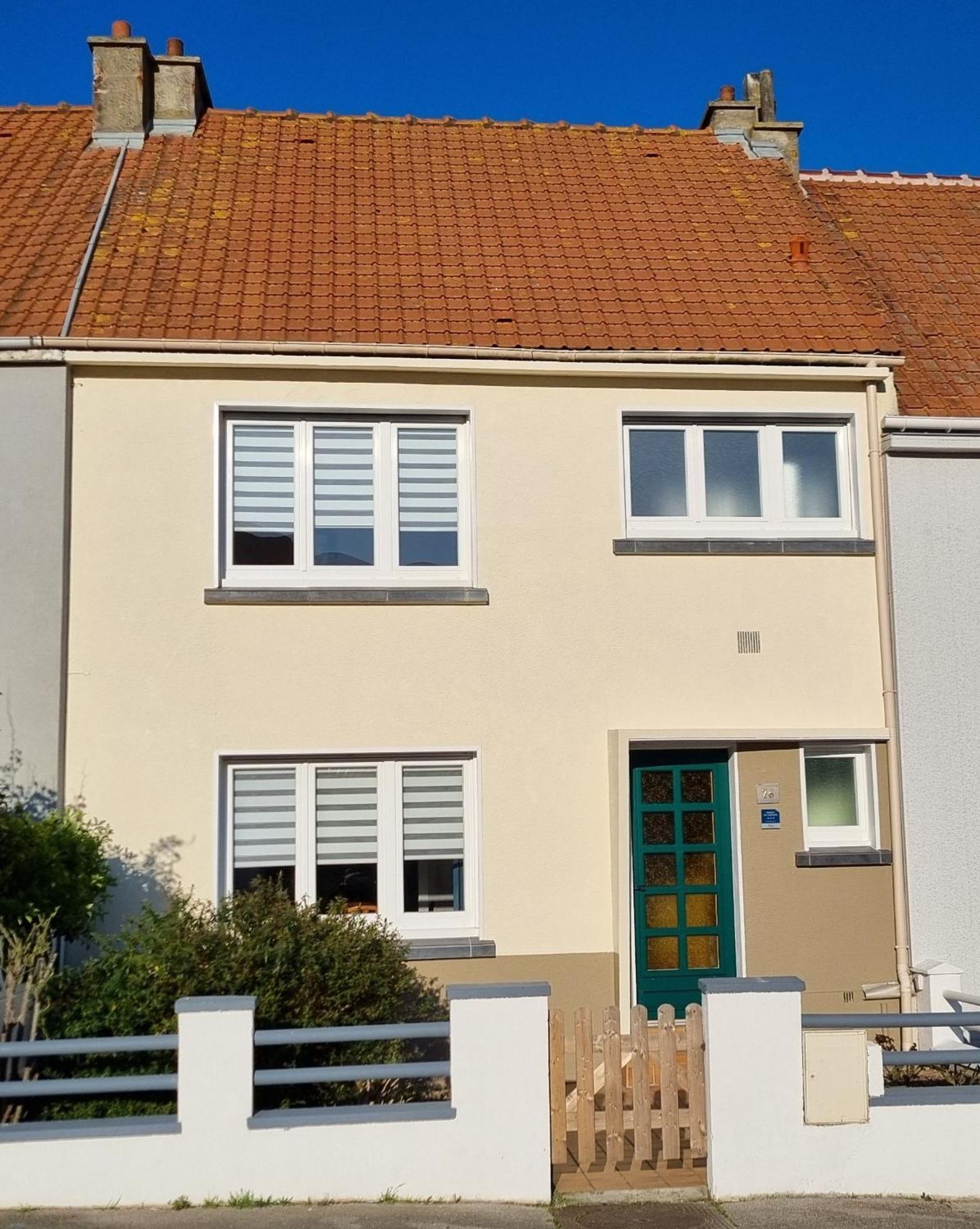 Gîte   Les Oyats   à 400 m de la plage Équihen-Plage Extérieur photo